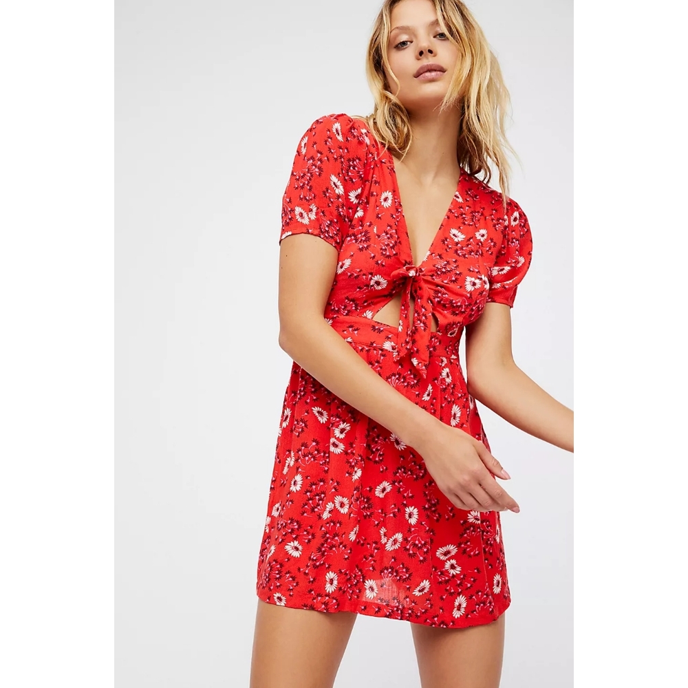 Free People Jinx Tie Romper